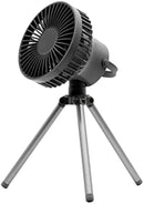 Ventilador Portátil Multifuncional de Teto ou Mesa com Luz de Led