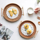 Bandeja Redonda em Vime Nature Craft