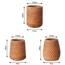 Conjunto Cesto Organizador Rattan Ninho