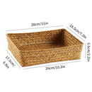 Cesto de Armazenamento Rattan Organize