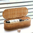 Conjunto Cesto de Armazenamento Rattan Serra