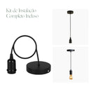 Kit 3 Luminária Pendente de Palha Mayu