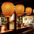 Kit 4 Luminárias Pendente Bambu Rattan
