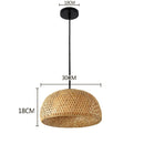 Kit 3 Luminárias Pendente de Bambu Rattan Loom