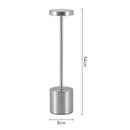 Luminária de Mesa LED Sem Fio Metal Lume