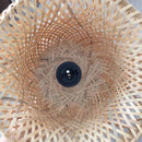 Luminária de Teto de Bambu Rattan Solis