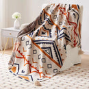 Manta para Sofá Xadrez Boho com Franjas Vintage