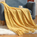Manta para Sofá de tricô estilo Boho classic
