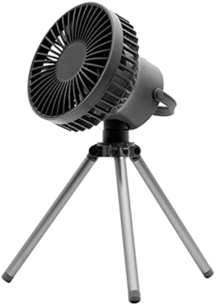 Ventilador Portátil Multifuncional de Teto ou Mesa com Luz de Led