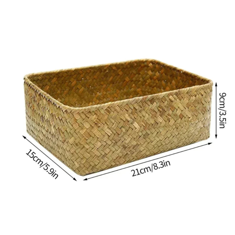 Cesto de Armazenamento Rattan Organize