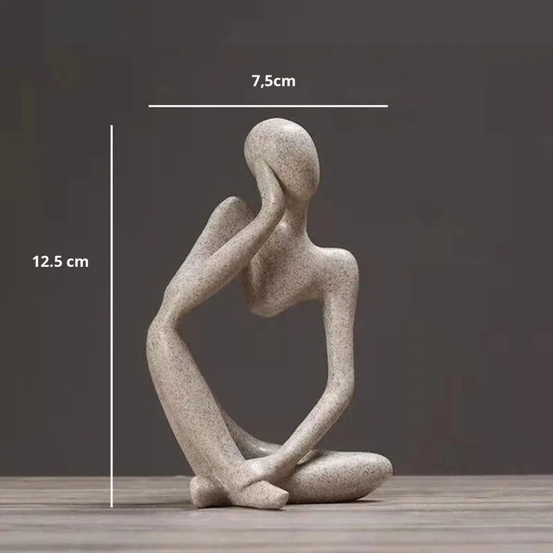 Estátua Pensador Abstrata