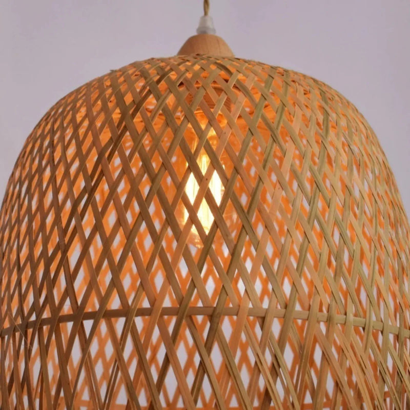 Luminária Pendente de Bambu Ayun