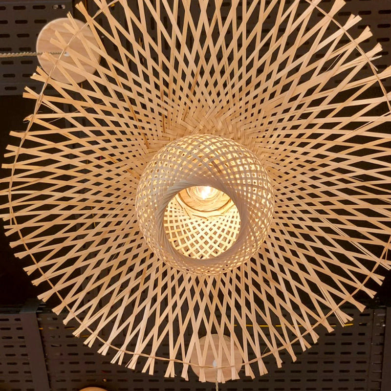 Luminária Pendente de Bambu Solari